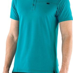 Arc'teryx Teal Short-Sleeve Polo